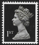 SG.1452  1st phos brownish black Litho Questa perf 15x14 gummed U/M (MNH)