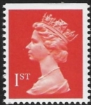 SG.1512 1st phos  orange red imperf top Harrison perf 15x14 gummed U/M (MNH)