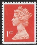 SG.1516c 1st phos orange red imperf bottom   Litho Walsall perf 13  gummed U/M (MNH)