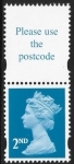 SG.1664  2nd CB bright blue Photo Questa elliptical perfs  15x14 gummed ex  booklet. U/M (MNH)