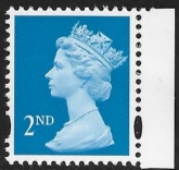 SG.1665ec  2nd LB bright blue Photo Walsall elliptical perfs  perf 14 gummed DX21 U/M (MNH)