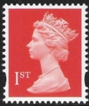 SG.1667 1st 2B  bright orange red Photo DLR   elliptical perf 15x14  gummed U/M (MNH)