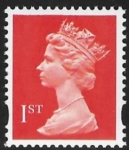SG.1667 1st 2B  bright orange red Photo Harrison   elliptical perf 15x14  gummed U/M (MNH)