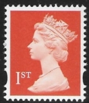 SG.1667 1st 2B  bright orange red Photo Walsall  elliptical perf 15x14  gummed U/M (MNH)