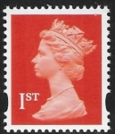 SG.1667 1st 2B  bright orange red Photo Questa   elliptical perf 15x14  gummed U/M (MNH)