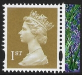 SG.1668  1st 2B Gold Photo ex DX33 Enschedé  blue fluor U/M (MNH)