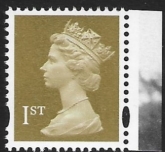 SG.1668 1st 2B Gold  Photo DLR blue fluor ex DX32  U/M (MNH)