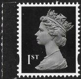 SG.1668s  1st 2B brownish black (litho) perf 15x14 ex DY21 ISP Walsall U/M (MNH)