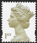 SG.2124d 1st 2B olive brown New Millenium  Questa  Photo  elliptical perfs 13½ x14 gummed U/M (MNH)