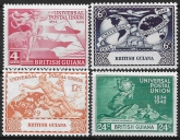 1949 British Guiana  SG.324-7  Universal Postal Union set 4 values U/M (MNH)