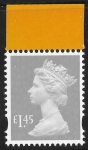 U3104  £1.45  grey  2B  M18L  M_IL (missing P)  (DY29)  ISP  U/M (MNH)