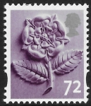 EN17  72p Tudor Rose  DLR  U/M (MNH)