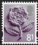 EN19  81p Tudor Rose  DLR   U/M (MNH)