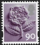 EN20  90p Tudor Rose  DLR  U/M (MNH)