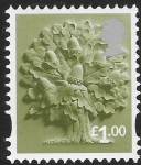 EN35  £1.00 Oak Tree  Litho Cartor  U/M (MNH)