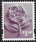 EN41  £1.10  Tudor Rose  Litho Cartor  U/M (MNH)