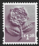 EN43  £1.28  Tudor Rose  Litho Cartor  U/M (MNH)