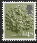 EN55  £1.25 Oak Tree (new typeface)  Litho ISP/Cartor  U/M (MNH)