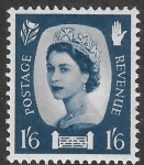 NI.6 1/6d grey-blue 2B  crowns watermark.Harrison  U/M (MNH)