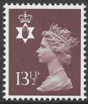 NI.32  13½p  purple-brown  phos.  Harrison  U/M (MNH)