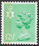 NI.36  12½p light emerald SB  type 1  Questa  U/M (MNH)