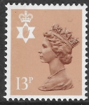 NI.37ea  13p pale chestnut  SB  type II  Questa U/M (MNH)