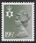 NI.50  19½p  olive grey  phos.  type 1  Questa  U/M (MNH)