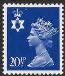 NI.52  20½p  ultramarine  phos.  type I  Questa  U/M (MNH)