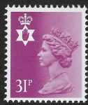 NI.64ea  31p bright purple phos.  type II  Questa  U/M (MNH)