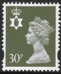 NI.74  30p  deep olive-grey 2B  Litho Questa  U/M (MNH)