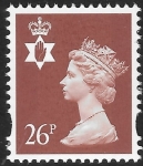 NI.81  26p chestnut  2B  Gravure Walsall U/M (MNH)