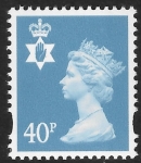 NI.84  40p deep azure  2B  Gravure Walsall U/M (MNH)