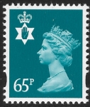 NI.87  65p  greenish blue 2B Gravure Walsall  U/M (MNH)