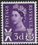 S1  3d lilac crowns wmk.  Harrison  U/M (MNH)