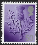 S116  50p  2B  thistle  Gravure DLR  U/M (MNH)