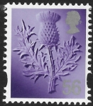 S117  56p  2B  thistle  DLR  U/M (MNH)