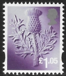 S137  £1.05  2B  thistle  Litho Cartor  U/M (MNH)