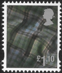 S138  £1.10  2B  tartan  Litho Cartor  U/M (MNH)