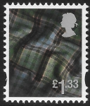 S144  £1.33 2B  tartan  Litho Cartor  U/M (MNH)