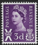 S1pa  3d  RB  lilac  crowns wmk.  Harrison U/M (MNH)