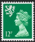 S37 12p SB brt emerald  Type II  Litho Waddington U/M (MNH)