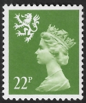 S48ea 22p  phos.  yellow-green  Type II Litho Waddington U/M (MNH)