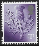 S161  £1.17 2B   thistle  (new typeface)  Litho Cartor/ISP  U/M (MNH)