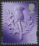 S96  'E' 2B  thistle  (ex sheet) Walsall  U/M (MNH)