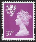 S92  37p  2B  mauve (ex sheet) Walsall  U/M (MNH)