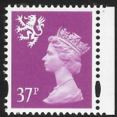 S92  37p  2B  mauve  Gravure Harrison  U/M (MNH)