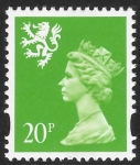 S83  20p CB bright green.  Litho Questa  U/M (MNH)