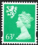 S93  63p 2B  light emerald (ex sheet) Walsall  U/M  (MNH)