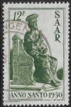 1950 SAAR SG.290 Holy Year. very fine used. (cat. val. £17.00)