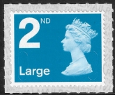 U3000 2nd Large blue  M19L  SBP T3 (T2 inverted)  Walsall  U/M (MNH)